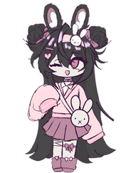 Black and pink bunny [SP: $10]